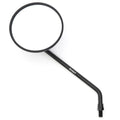 Universal Left Side Black Motorcycle Mirror - 10MM x 1.25 Honda Kawasaki Suzuki