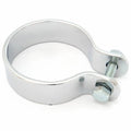 Chrome Cafe Racer Motorcycle Exhaust / Muffler Clamp - 1 7/8" - Emgo 80-62343