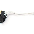 Kawasaki GP Drum Brake Lever Assembly w/ Mirror Mounts - Black & Chrome - 7/8"