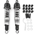 Black Shocks Chrome Spring 335mm Kawasaki KZ550 KZ750 KZ900 KZ1000 KZ1100 Z1 Z2