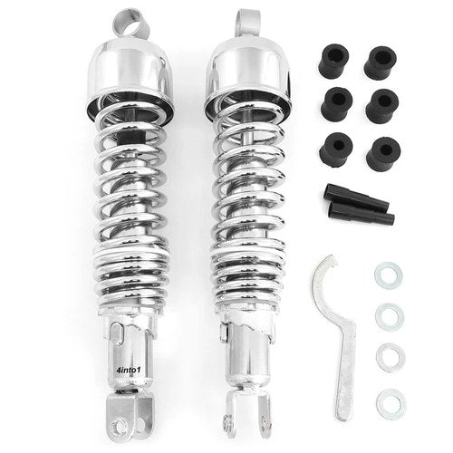 Performance Rear Shocks Chrome 335mm 13 1/8" Suzuki RE5 GS750 GS1000 GS1100