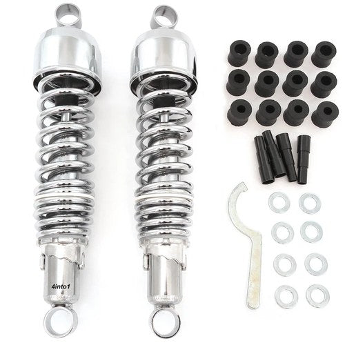 Performance Shocks - Chrome - Eye / Eye - 325mm / 12 3/4" - Suzuki GT750 VS750