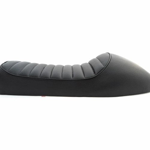 The Stinger Cafe Racer Seat Black Universal Saddle Vintage Motorcycle Brat Hump