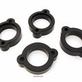 TTR400 Aluminum Anodized Exhaust Flange Set - Black - CB350F CB400F CB550