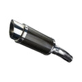 Delkevic 8" Carbon Round Muffler - Kawasaki Ninja 400 Z400 - 18-21 Exhaust