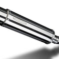 Delkevic SL10 14" Stainless Round Muffler - Suzuki SV650 - 03-12 Exhaust