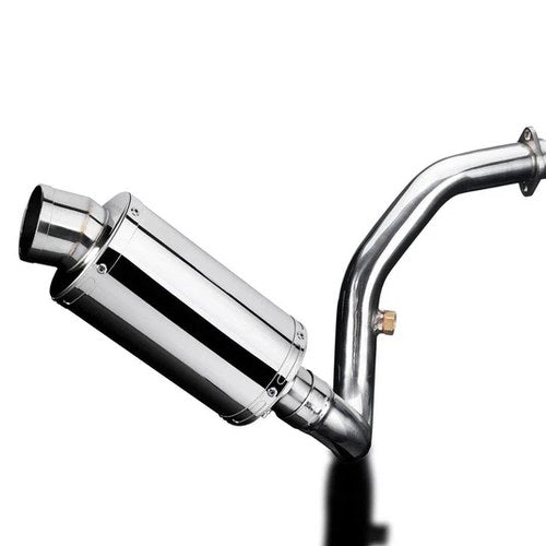 Delkevic Full 1-1 System 9" Stainless Steel Oval Muffler - BMW G310R - 2016-2021