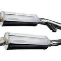 Delkevic 14" Stainless Steel Oval Mufflers - Triumph Trophy 1200 - 95-03 Exhaust