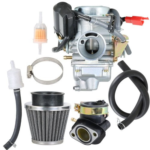 24mm Carburetor Air Filter For 150cc ATV Go Kart Scooter Kazuma Taotao SunL New