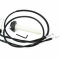 Throttle Cable Set Black Throttle Tube Honda CB550 CB550K CB750 1977 1978