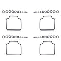 4 carb rebuild repair kits CB550 SC CB650 SC CB700 SC CB7S0 SC nighthawk kit