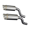Delkevic 8" Stainless Round Mufflers - Kawasaki Ninja 1000 - 11-20 Exhaust