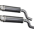 Delkevic 14" Carbon Slip-On Round Mufflers - Kawasaki Ninja 1000 - 11-20 Exhaust