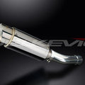 Delkevic 8" Stainless Round Muffler - Suzuki GSF600 Bandit - 2008-2014 Exhaust