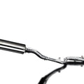 Delkevic Full 2-1 Exhaust 14" Stainless Round Muffler Kawasaki Ninja 300 - 13-17
