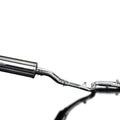 Delkevic Full 2-1 Exhaust System 14" Oval Muffler - Kawasaki Ninja 300 - 13-17