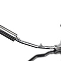 Delkevic 4-1 Stainless Exhaust 14" Oval Muffler Kawasaki ZRX1100/1200 - 99-05