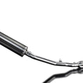 Delkevic 4-1 Stainless Exhaust 18" Carbon Muffler Kawasaki ZRX1100/1200 99-05