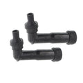New 2×Spark Plug Boot Cap Cover Resistor XB05F 120 Degree ATV Motorcycle Snow