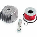 Oil Filter Cover Kit w/ Oil Filter Bolt Filter O-Rings Honda CB400F/500K/550/750