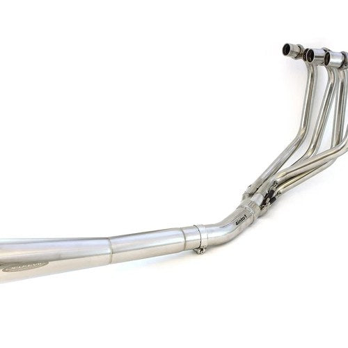 Delkevic Complete 4-1 Stainless Exhaust Megaphone Muffler Honda CB750F - 75-76