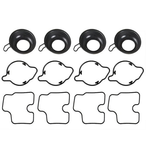 4 Set Carburetor Repair Kit Diaphragm Gasket Fit For Honda CBR600F4 1999-2000