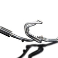 Delkevic Full 4-1 Exhaust System 8" Carbon Round Muffler - Honda VFR800 98-01
