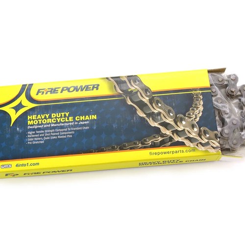 Fire Power Heavy Duty Motorcycle Chain - 530 - 130 - Link Honda Kawasaki Suzuki