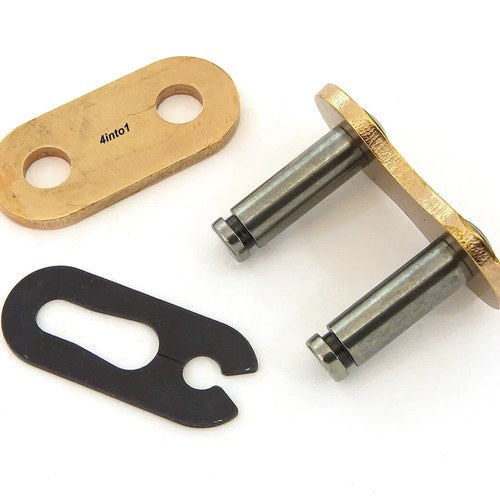 Fire Power Gold Motorcycle Chain Master Link - Clip Type - 520