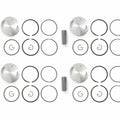4 Pack Piston Kit - Oversize Bore +.25mm Honda CB550 1974 1975 1976 1977 1978 OS
