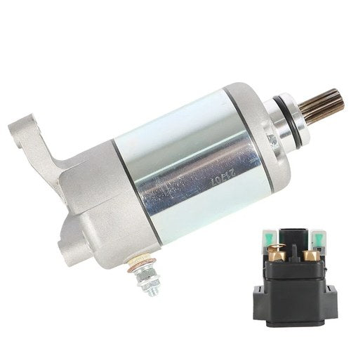 Starter & Relay Solenoid For Suzuki LTF250 Ozark 2003-2014 LT-F250 31100-35B00