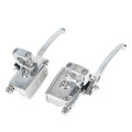 1" Motorcycle Handlebar Hydraulic Brake Master Cylinder & Clutch Lever Chrome