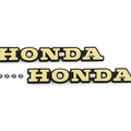 Set of 2 Gas Tank Side Shelter Emblems Badges 87121-371-000 Honda GL1000 75-77