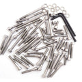 Stainless Steel Allen Bolt Set - Honda CB500K Four - 1971-1973 - 58 Bolts