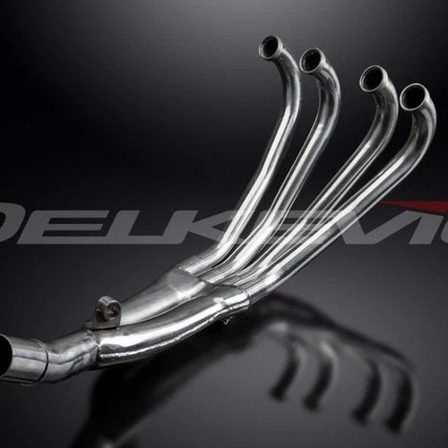 Delkevic Stainless Steel Header Exhaust Downpipes - Honda CBR600F 1987-1990
