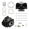 50cc Engine Piston Cylinder Head Top End Kit Fit For Yamaha 1979-2017 PW50 QT50