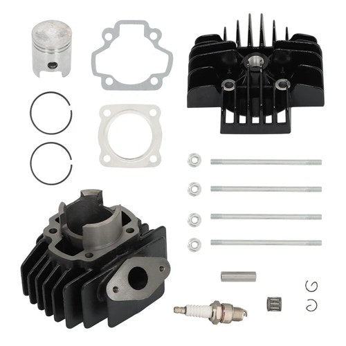 50cc Engine Piston Cylinder Head Top End Kit Fit For Yamaha 1979-2017 PW50 QT50