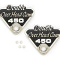 Set of 2 - Side Cover Emblems - 87125-346-670 - Honda CB450K CL450K Dohc - 1972