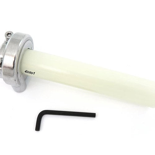 Universal Motorcycle Push Pull Throttle 7/8" - Polished - Honda Yamaha Kawasaki