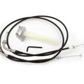 Push Pull Cable Set Polished Throttle Tube Honda CB360 CB360T CJ360 CJ360T CL360