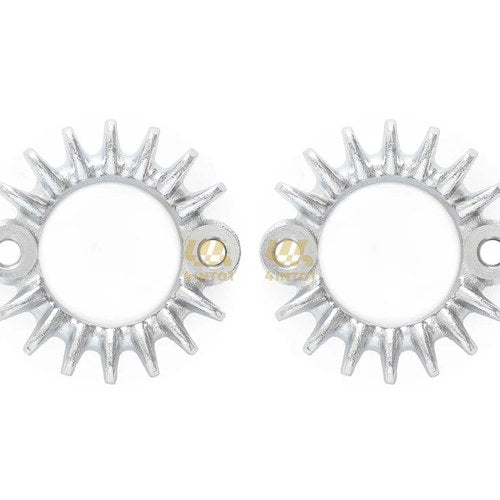 Chrome Exhaust Flange - Set of 2 - 18231-333-010 - Honda CA175 CB175 CL175