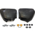 Complete Side Cover Kit w/ Orange Honda Wing Emblems - Honda CB750K - 1971-1972