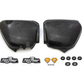 Complete Side Cover Kit w/ Orange Honda Wing Emblems - Honda CB750K - 1973-1976