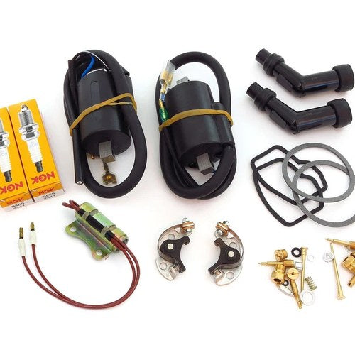 Deluxe Tune Up Kit Honda CB450 CL450 1972-1974 Points Condensers Coils Carb Kits