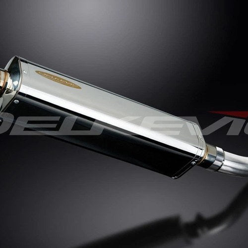Delkevic 17" Stainless Tri-Oval Muffler - Triumph Sprint 955i ST 98-05 Exhaust