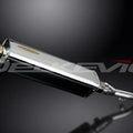Delkevic 17" Stainless Tri-Oval Muffler Yamaha XT250 2008-2022 Exhaust