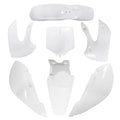 For Kawasaki KX 65 Klx 110 DRZ110 Suzuki RM65 White Plastic Fender Fairing kit