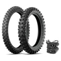 Michelin Starcross 6 Medium Hard Tires Tubes Rim Strips Moto Honda CRF250R 04-18