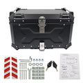65L Motorcycle Luggage Waterproof Tail Box Scooter Trunk Storage Top Case Black