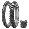 Dunlop Geomax MX53 Tires Tubes & Rim Strips Set Moto - Honda CR125R - 1995-2007